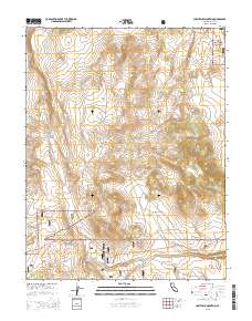 Cowtrack Mountain 2015 topographic map thumbnail