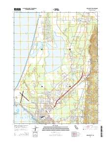Crescent City 2015 topographic map thumbnail
