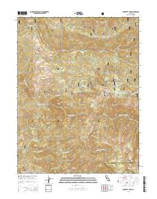 Crockett Peak 2015 topographic map thumbnail