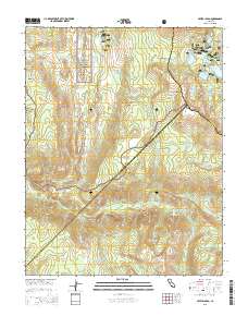 Crystal Crag 2015 topographic map thumbnail