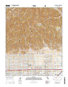 Cucamonga Peak 2015 topographic map thumbnail