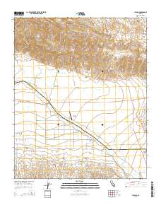 Cuyama 2015 topographic map thumbnail
