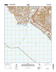 Dana Point 2015 topographic map thumbnail
