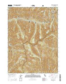 Deadman Peak 2015 topographic map thumbnail
