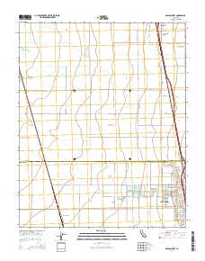 Delano West 2015 topographic map thumbnail