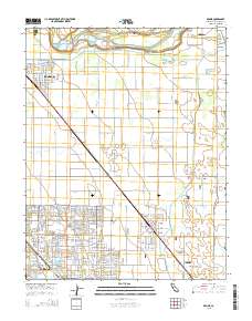 Denair 2015 topographic map thumbnail