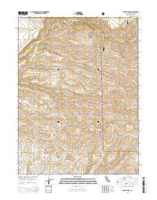 Dewitt Peak 2015 topographic map thumbnail