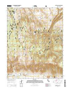 Dexter Canyon 2015 topographic map thumbnail