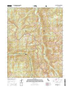Disaster Peak 2015 topographic map thumbnail