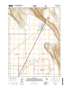 Dorris 2015 topographic map thumbnail