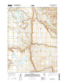 Dorris Reservoir 2015 topographic map thumbnail