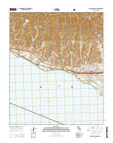 Dos Pueblos Canyon 2015 topographic map thumbnail