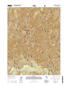Downieville 2015 topographic map thumbnail