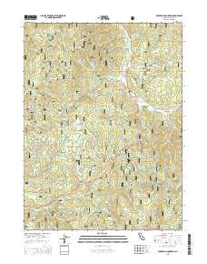 Dubakella Mountain 2015 topographic map thumbnail