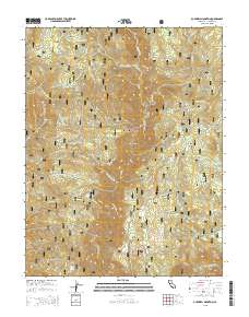 Duckwall Mountain 2015 topographic map thumbnail