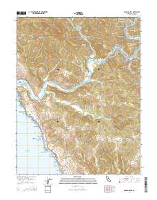 Duncans Mills 2015 topographic map thumbnail