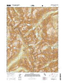 Dunderberg Peak 2015 topographic map thumbnail