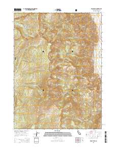 Eagle Peak 2015 topographic map thumbnail