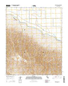 East Elk Hills 2015 topographic map thumbnail