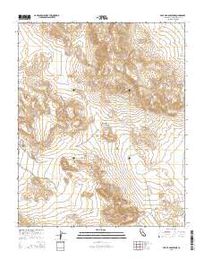 East of Goldstone 2015 topographic map thumbnail