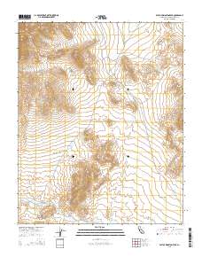 East of Kingston Peak 2015 topographic map thumbnail