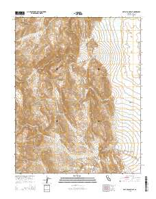 East of Sand Flat 2015 topographic map thumbnail