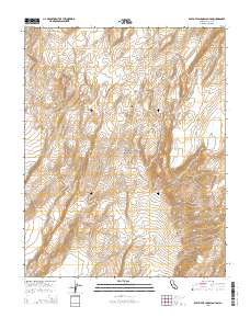 East of Waucoba Canyon 2015 topographic map thumbnail