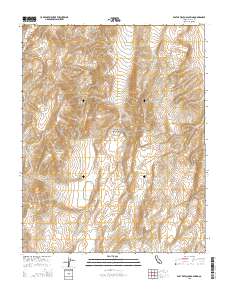 East of Waucoba Spring 2015 topographic map thumbnail
