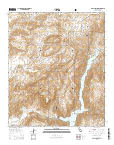 El Cajon Mountain 2015 topographic map thumbnail