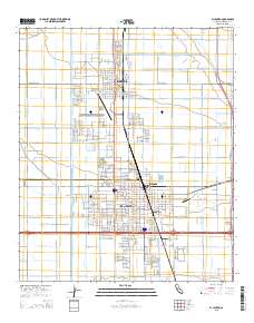 El Centro 2015 topographic map thumbnail