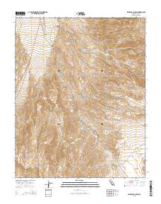 Emigrant Canyon 2015 topographic map thumbnail
