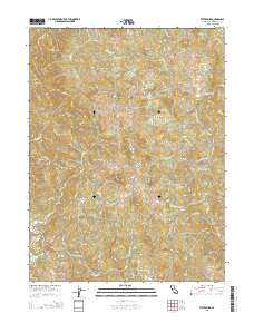 Ettersburg 2015 topographic map thumbnail