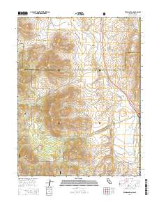 Evans Canyon 2015 topographic map thumbnail