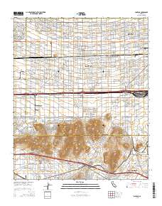 Fontana 2015 topographic map thumbnail
