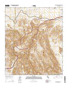 In-Ko-Pah Gorge 2015 topographic map thumbnail