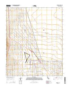 Inyokern 2015 topographic map thumbnail