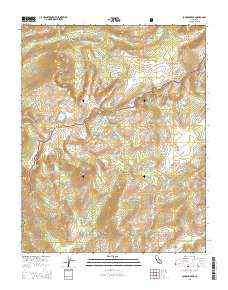 Johnson Peak 2015 topographic map thumbnail