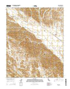 Jolon 2015 topographic map thumbnail