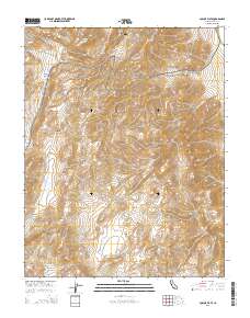 Joshua Flats 2015 topographic map thumbnail
