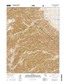 Juniper Mountain 2015 topographic map thumbnail