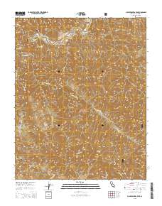Junipero Serra Peak 2015 topographic map thumbnail