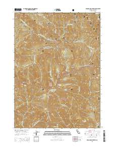 Kangaroo Mountain 2015 topographic map thumbnail