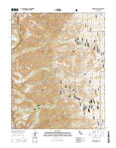 Kearsarge Peak 2015 topographic map thumbnail