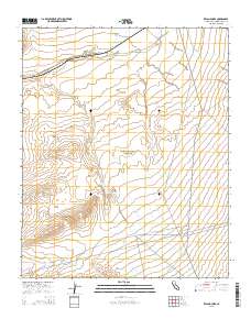 Kelso Dunes 2015 topographic map thumbnail