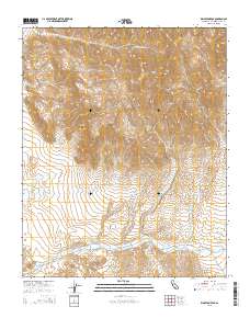 Kingston Peak 2015 topographic map thumbnail