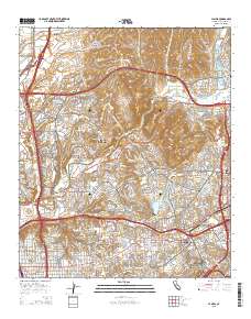 La Mesa 2015 topographic map thumbnail