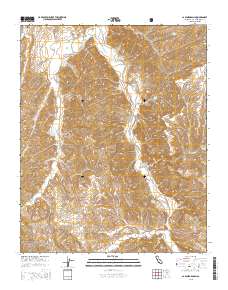 La Panza Ranch 2015 topographic map thumbnail