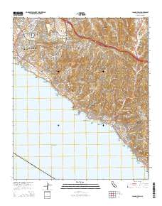 Laguna Beach 2015 topographic map thumbnail