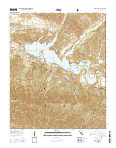 Lake Cachuma 2015 topographic map thumbnail