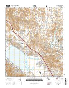 Lake Elsinore 2015 topographic map thumbnail